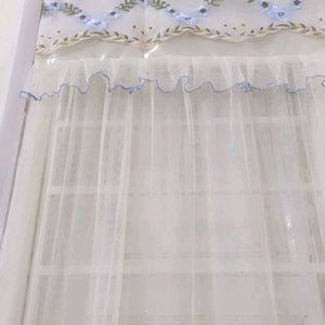 2 layer chiffon curtain wall stickers to avoid mosquitoes